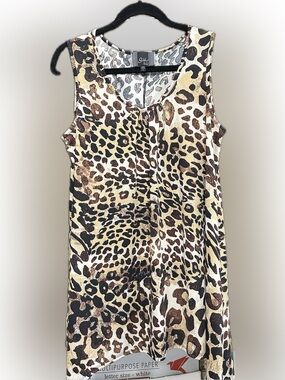 Slinky Brand Women’s Sleeveless Animal Print Tank